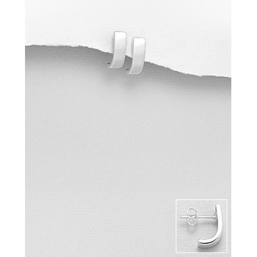 Elegantni srebrni uhani