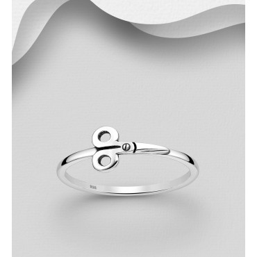 Srebrni prstan - škarje