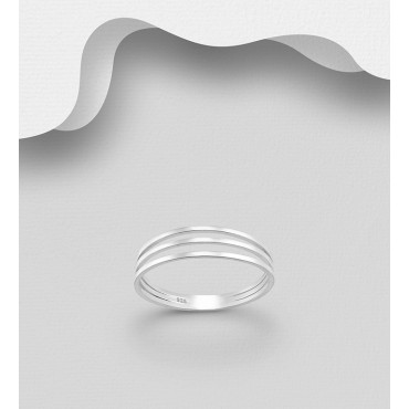 Srebrni prstan - trije obroči